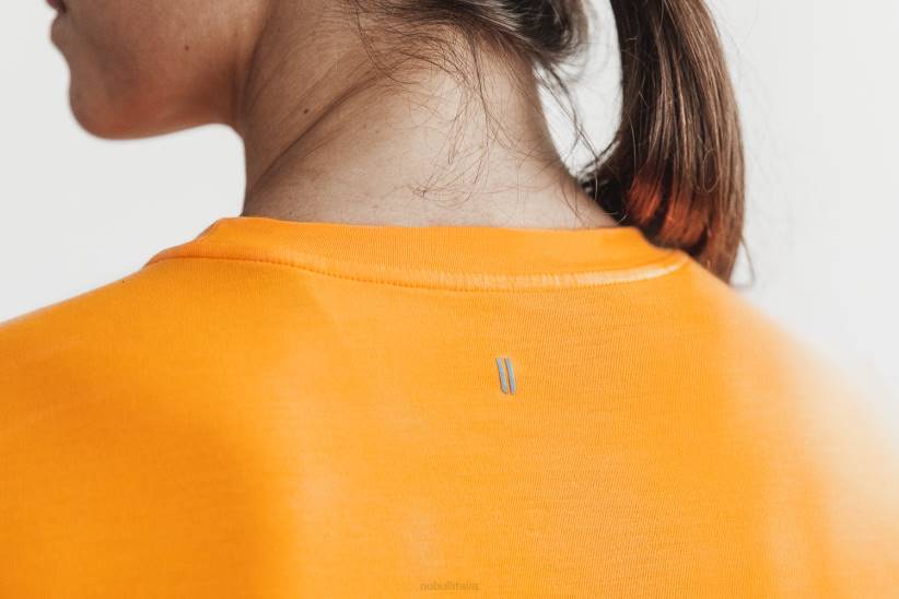 NOBULL 80NJ2450maglietta a maniche lunghe da donna (neon) arancione