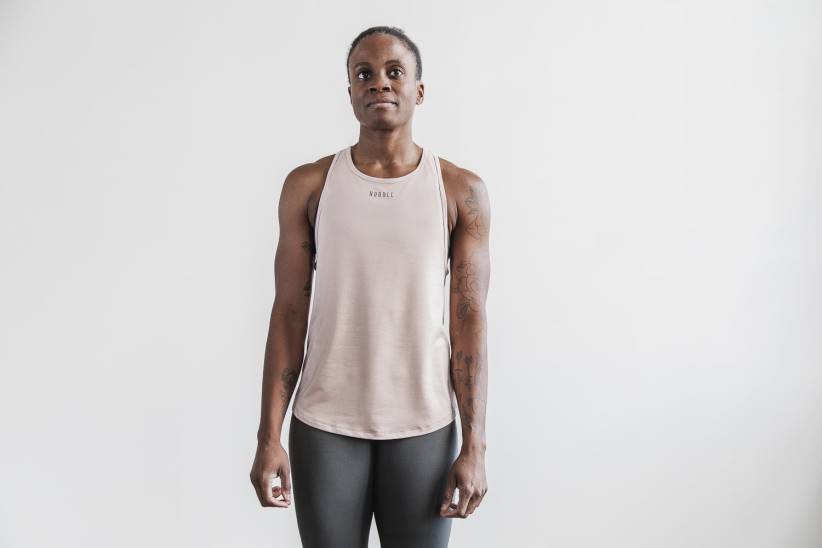 NOBULL 80NJ2455canotta leggera da donna testurizzata (camo) polverosa