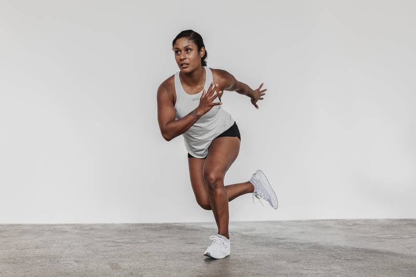 NOBULL 80NJ2456canotta testurizzata leggera da donna (mimetica) Frost