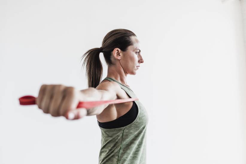 NOBULL 80NJ2459canotta leggera testurizzata da donna (mimetica).