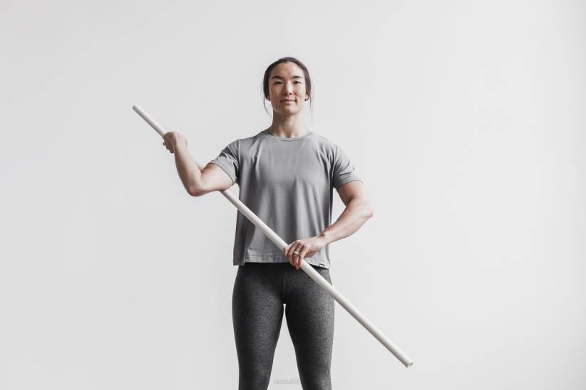 NOBULL 80NJ2469maglietta squadrata leggera da donna scura