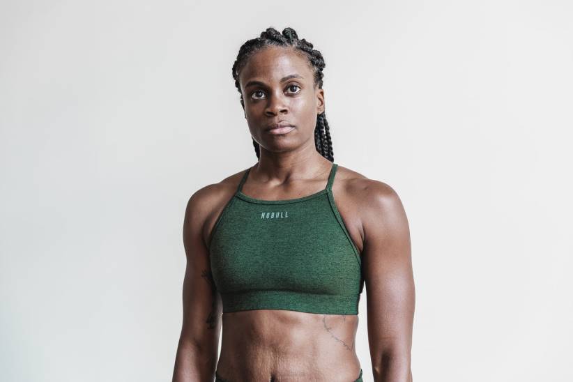 NOBULL 80NJ2483reggiseno sportivo a collo alto (opaco) cacciatore