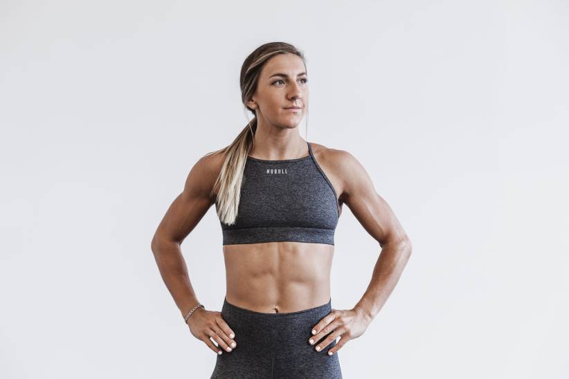 NOBULL 80NJ2487reggiseno sportivo a collo alto (opaco) antracite