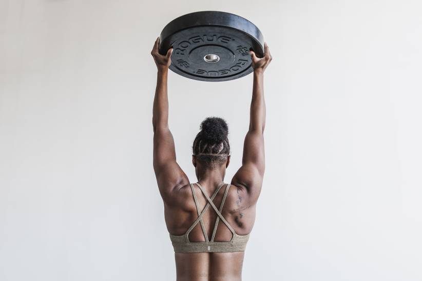 NOBULL 80NJ2522reggiseno sportivo (peluche erica) rock