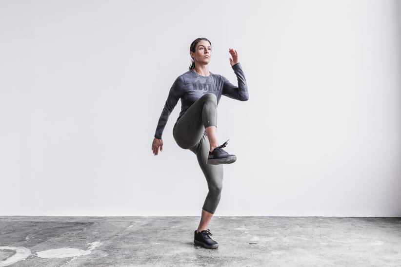 NOBULL 80NJ2538maglietta a maniche lunghe da donna (mimetica) antracite