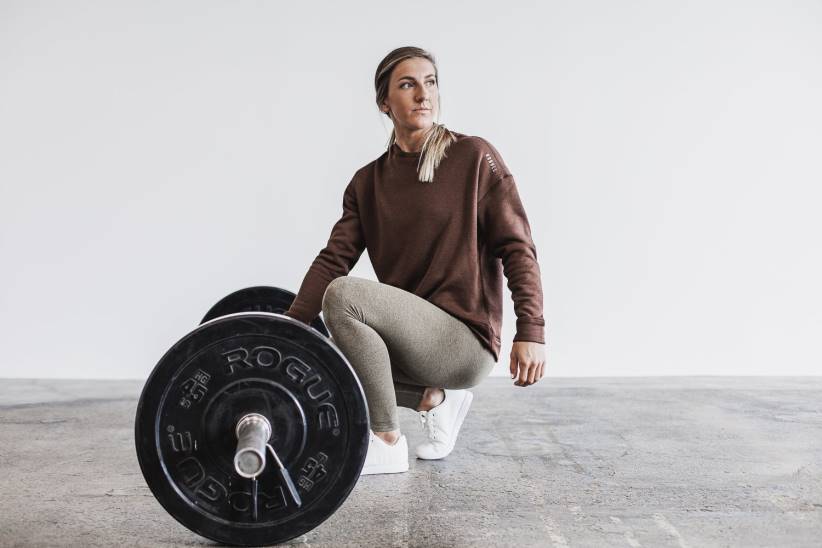 NOBULL 80NJ2550felpa girocollo da donna