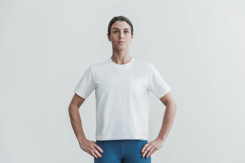 NOBULL 80NJ2558maglietta squadrata tascabile da donna