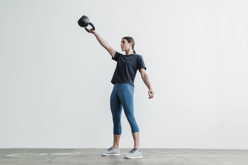 NOBULL 80NJ2560maglietta squadrata tascabile da donna