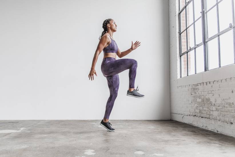 NOBULL 80NJ2631belladonna attillata (tie-dye) a vita alta