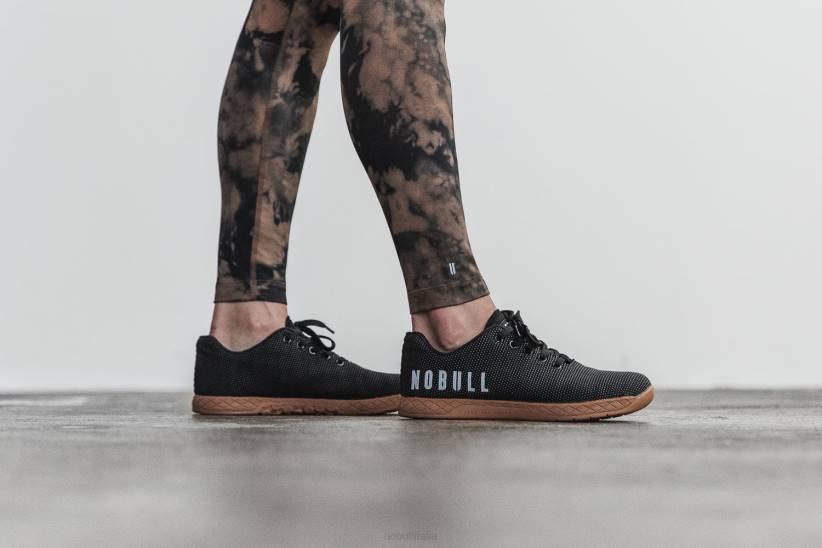 NOBULL 80NJ2636toffee e nero attillati a vita alta (tie-dye).