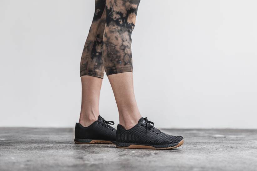 NOBULL 80NJ2650raccolto a vita alta (tie-dye) caramello e nero