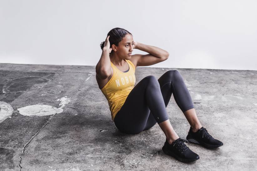 NOBULL 80NJ2667canotta da donna con taglio vogatore (colori vivaci) vintage