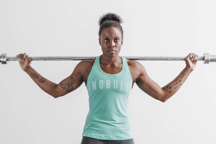 NOBULL 80NJ2675canotta da donna con taglio vogatore (colori vivaci)