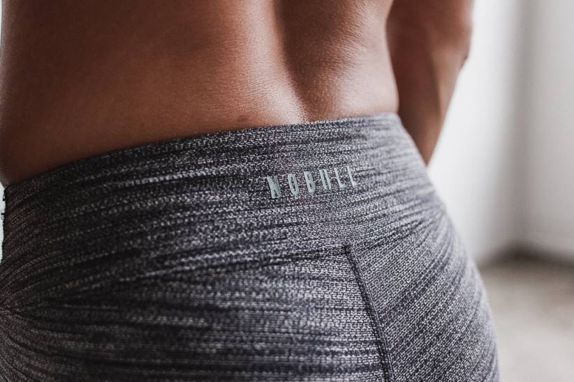 NOBULL 80NJ2720attillato a vita media (melange) nero