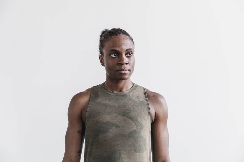 NOBULL 80NJ2755canotta a collo alto da donna (camo)