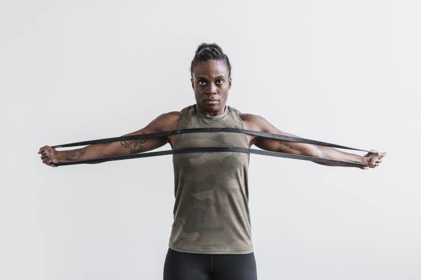 NOBULL 80NJ2755canotta a collo alto da donna (camo)