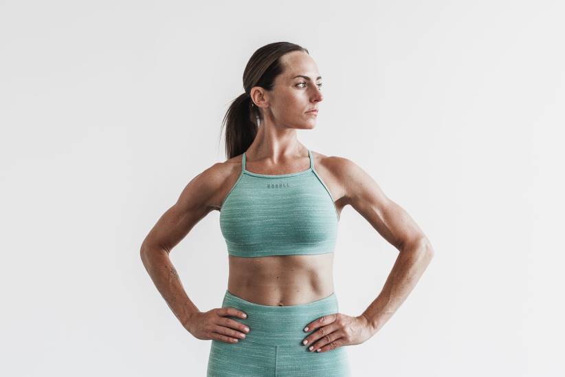 NOBULL 80NJ2769reggiseno sportivo a collo alto (melange) olio