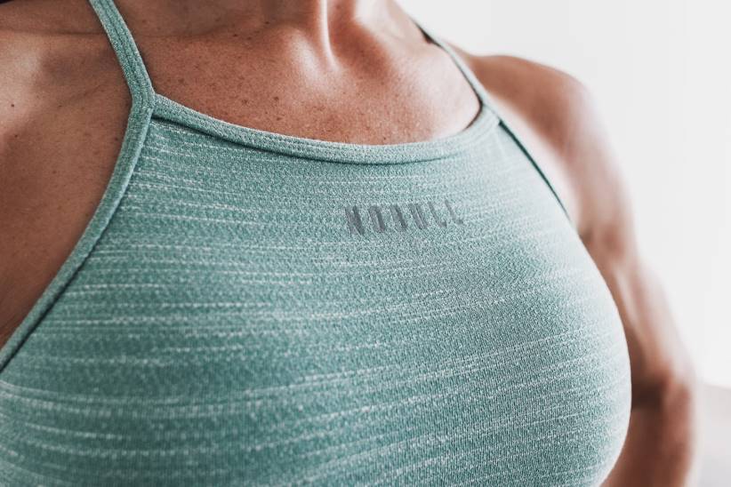 NOBULL 80NJ2769reggiseno sportivo a collo alto (melange) olio