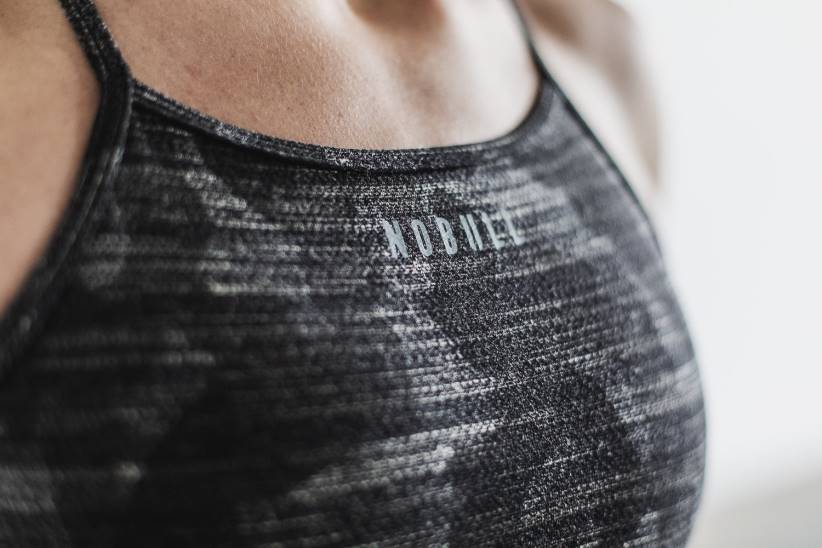 NOBULL 80NJ2770reggiseno sportivo a collo alto (melange) scuro