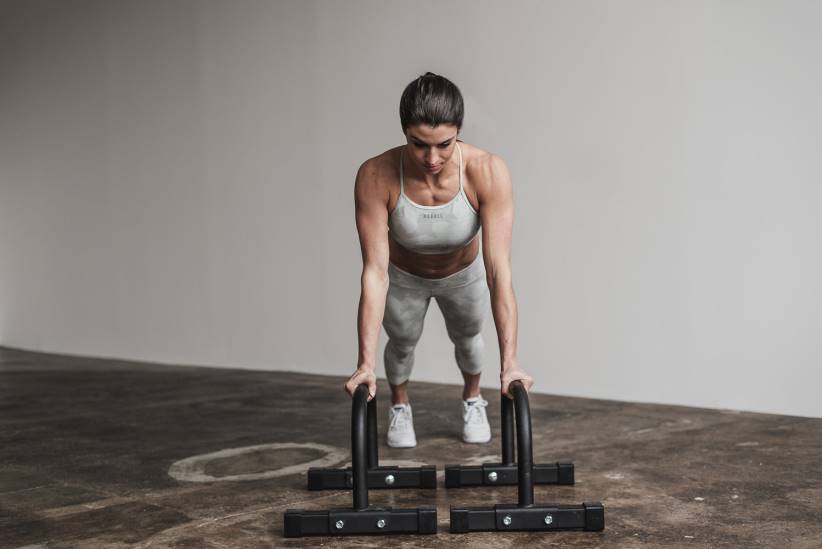 NOBULL 80NJ2771reggiseno sportivo a collo alto (melange) ghiacciaio