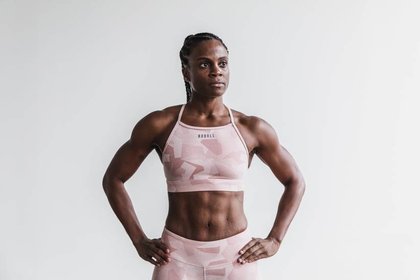 NOBULL 80NJ2772reggiseno sportivo a collo alto (melange) polveroso