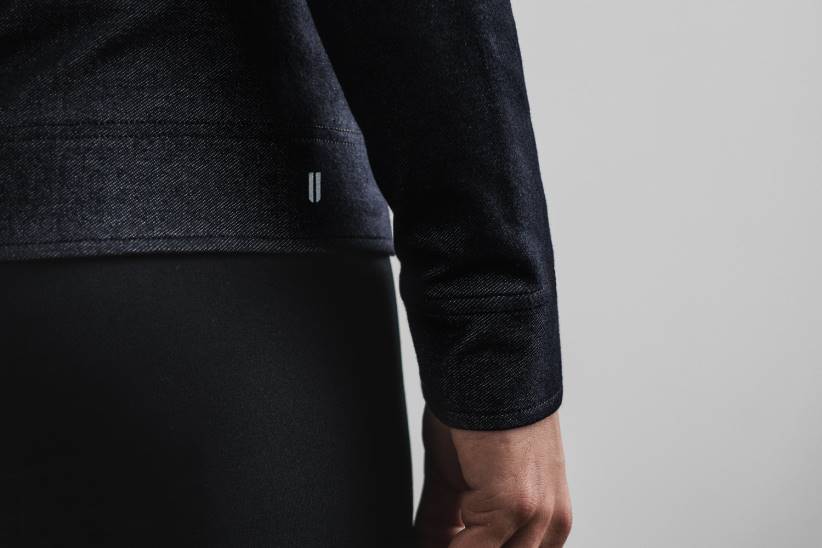 NOBULL 80NJ2779giacca da donna con cerniera profonda in twill