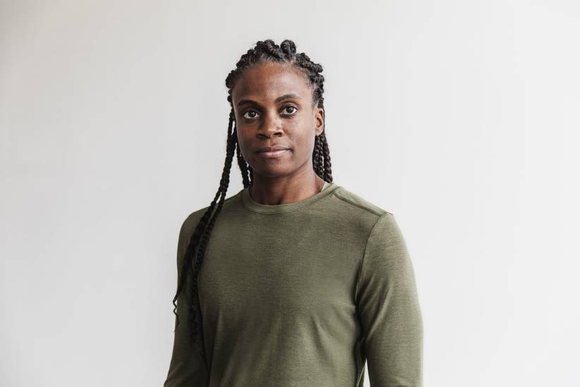 NOBULL 80NJ2794maglietta da donna a maniche lunghe