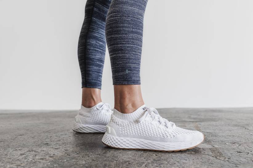 NOBULL 80NJ2799vita alta 7/8 attillata (melange) blu scuro