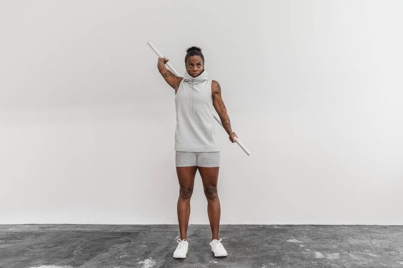 NOBULL 80NJ2813cappuccio senza maniche artico da donna