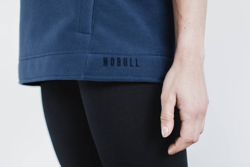 NOBULL 80NJ2818cappuccio senza maniche artico da donna in acciaio