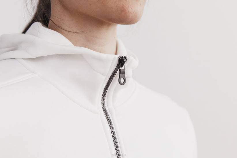 NOBULL 80NJ2827Felpa con cappuccio da donna con zip ad alte prestazioni
