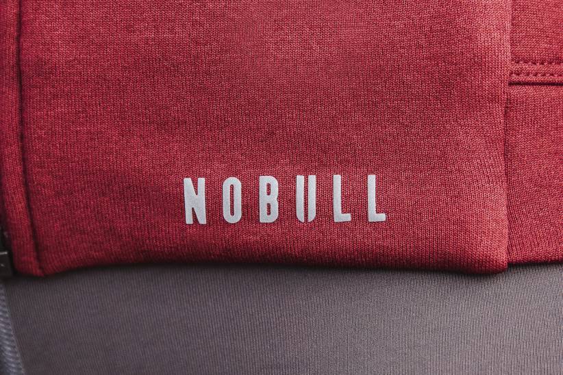 NOBULL 80NJ2828Felpa con cappuccio da donna con zip ad alte prestazioni