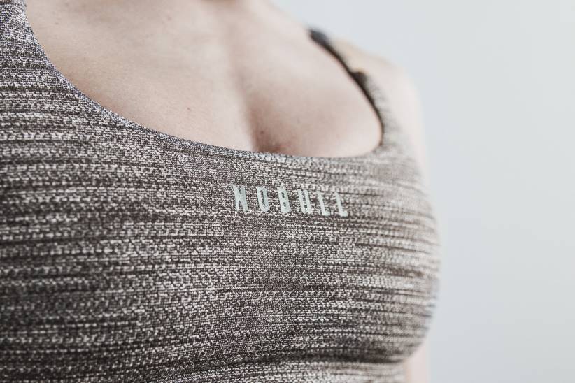 NOBULL 80NJ2844reggiseno sportivo (melange) caffè