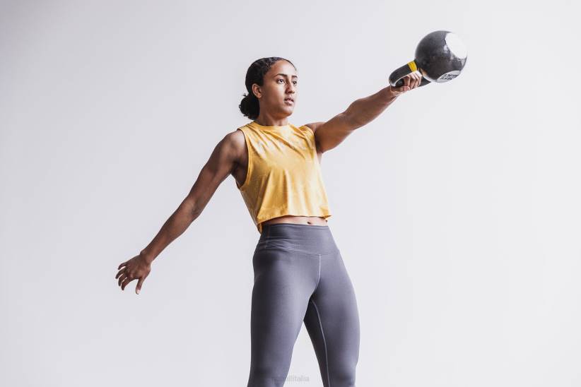 NOBULL 80NJ1799canotta muscolare da donna (ibisco) vintage