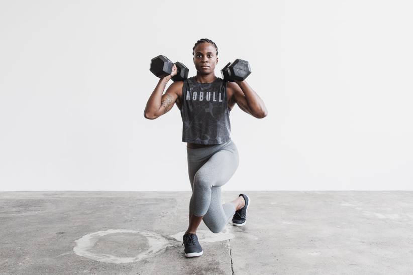 NOBULL 80NJ1801carbone da carro armato muscolare femminile (ibisco).