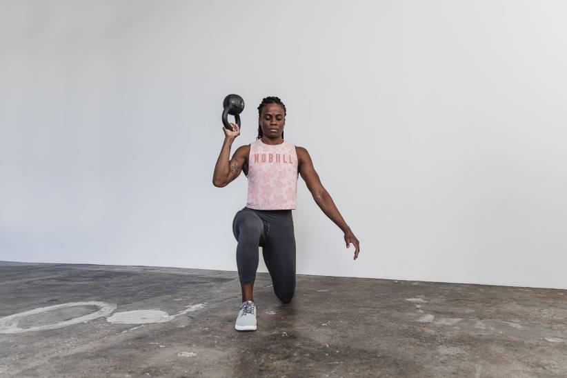 NOBULL 80NJ1808canotta muscolare da donna (fiore di ciliegio) polverosa