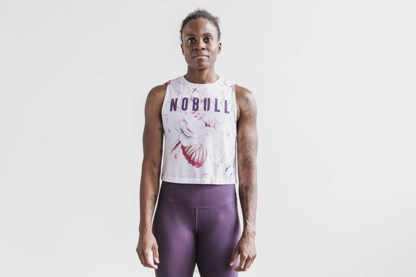 NOBULL 80NJ1814canotta muscolare da donna (farfalla) viola