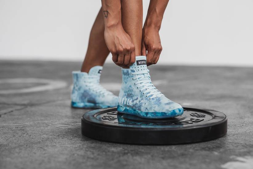 NOBULL 80NJ1248scarpe da ginnastica alte da donna color menta