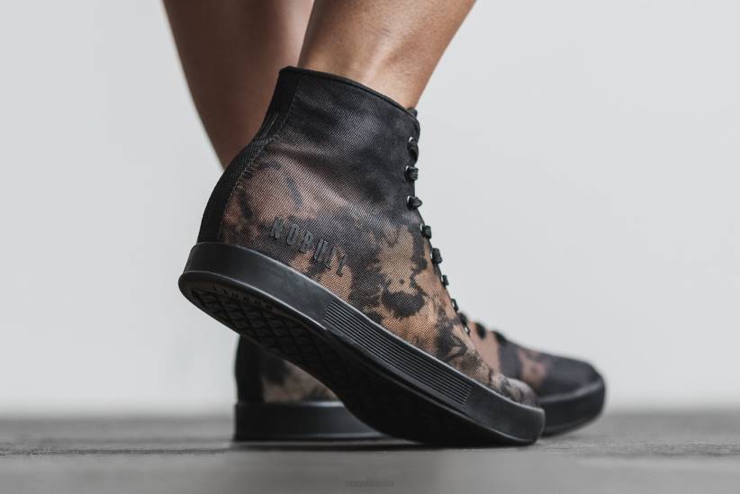 NOBULL 80NJ1371scarpe da ginnastica alte da donna in tela tie-dye