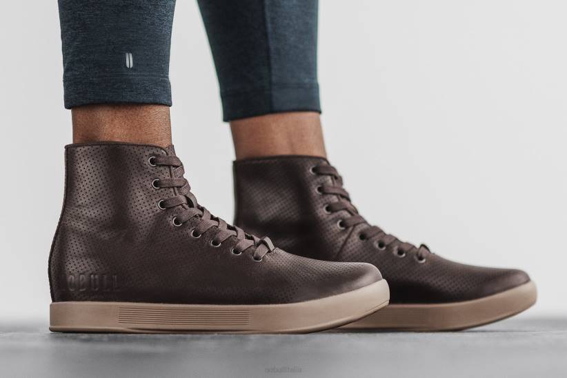 NOBULL 80NJ1397scarpa da ginnastica alta da donna in pelle