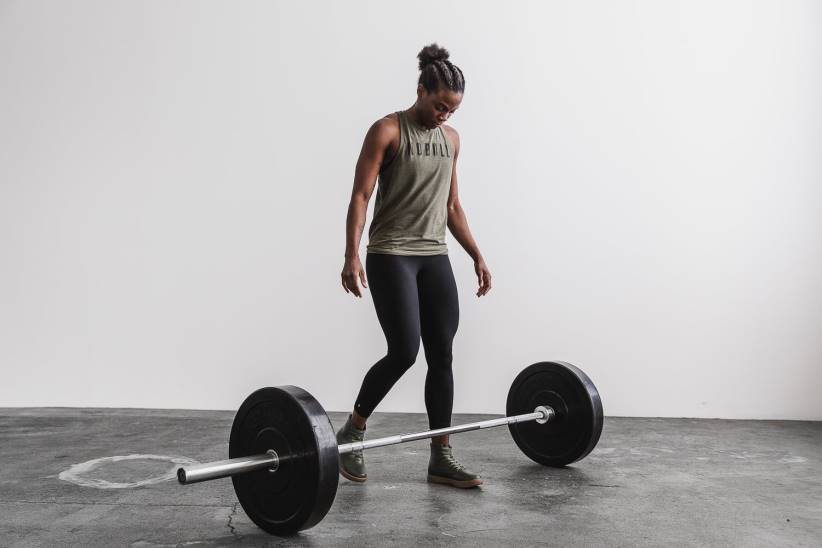 NOBULL 80NJ1409scarpa da ginnastica alta da donna in pelle