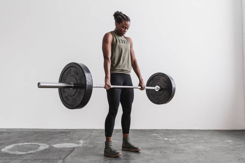 NOBULL 80NJ1409scarpa da ginnastica alta da donna in pelle