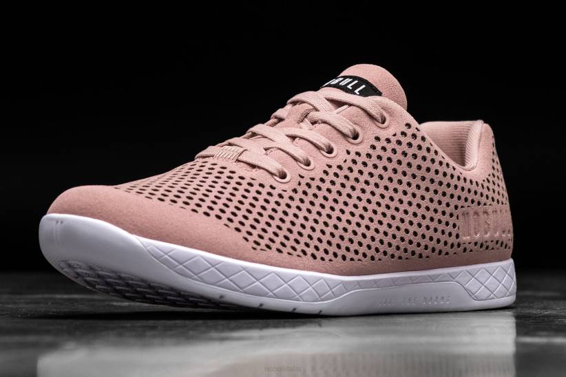 NOBULL 80NJ1413sneaker da donna in pelle scamosciata blush