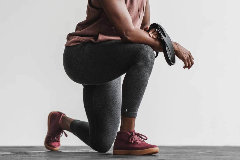 NOBULL 80NJ1432scarpe da ginnastica medie in tela da donna cabernet