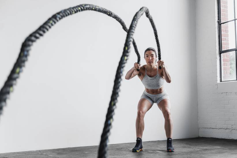 NOBULL 80NJ1530inchiostro da ginnastica alta da donna