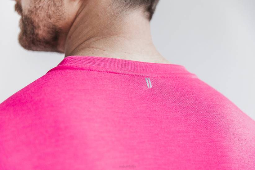 NOBULL 80NJ1001felpa girocollo da uomo (neon) rosa