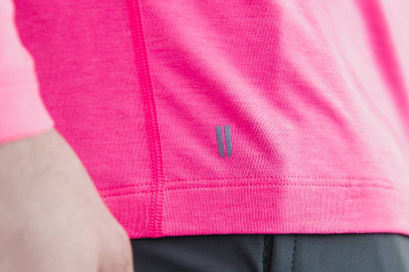 NOBULL 80NJ1003maglietta a maniche lunghe da uomo (neon) rosa