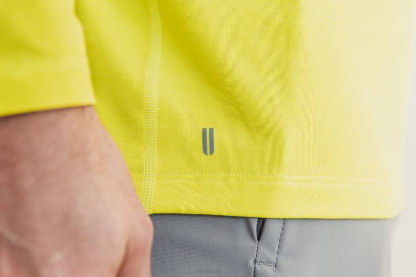 NOBULL 80NJ1004maglietta a maniche lunghe da uomo (neon) gialla