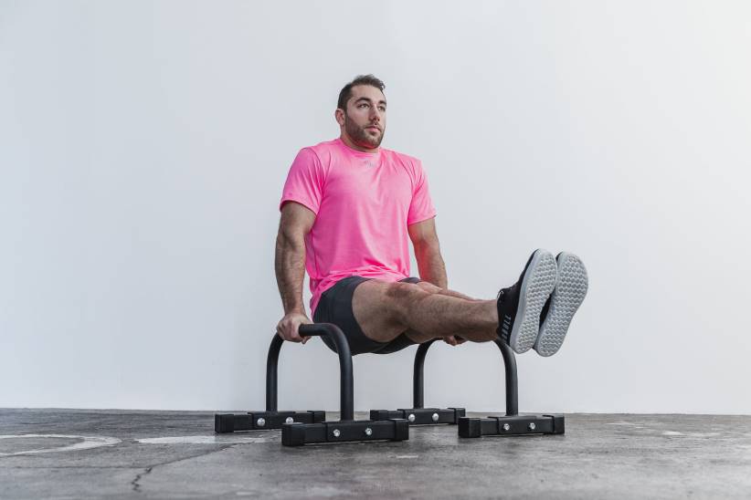 NOBULL 80NJ1007maglietta leggera testurizzata da uomo (neon camo) rosa