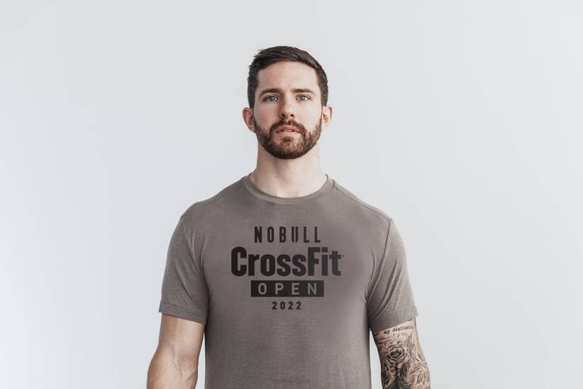 NOBULL 80NJ1020maglietta crossfit open 2022 da uomo rock